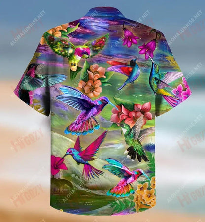 Life Is Better With A Hummingbird Unisex Short Sleeve Shirt Summer Hawaiian T Shirts Tactical Hawaiian Shirt Hawaiian Shirts For Men, Hawaiian Shirt Gift, Christmas Gift