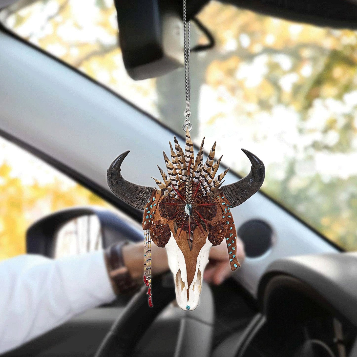 Native American Car Hanging Ornament, Women Car Ornaments, Christmas Decoration