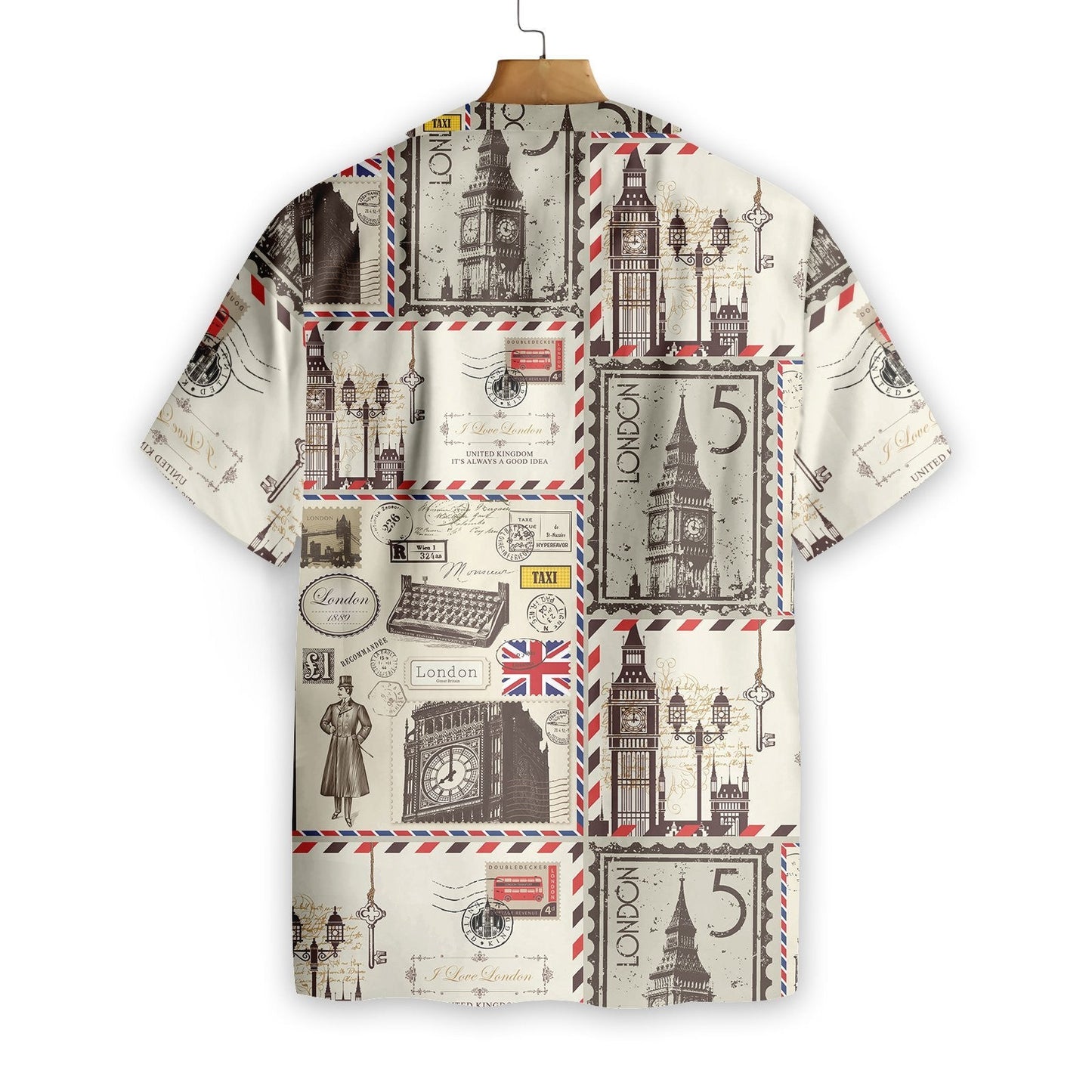 Léine haváíais patrún Vintage London Classic, Hwaiian For Gift