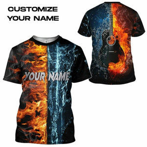 3D Guitar Custom Hoodie Apparel