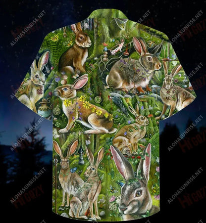 Is breá le roinnt Coinín tú Léinte Gearr Haváís Léinte Tropacha Samhraidh Léinte Crazy Léinte haváíais d'Fhir, Bronntanas Léine Haváís, Bronntanas Nollag