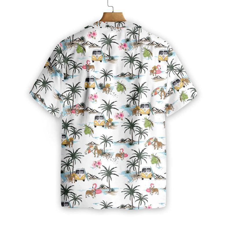 Léine Haváís Pug Ar Phatrún Craiceann Bán, Bronntanas Léine Haváíais, Bronntanas Nollag