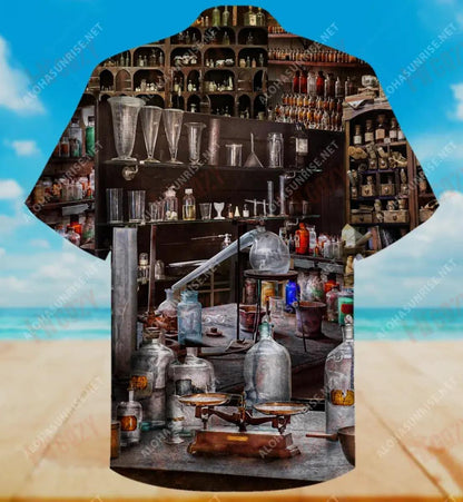 Keep Calm It'S Only Chemistry Unisex Hawaiian Shirt Vacation Short Sleeve Best Hawaiian Shirts Hawaiian Shirt Pattern, Hawaiian Shirt Gift, Christmas Gift