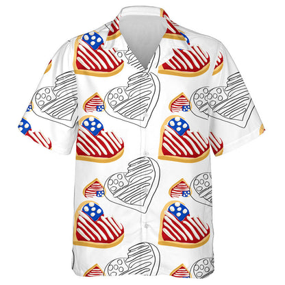 Fianáin Milse Siúcra Le hUachtar Reoite Léine Haváís Bratach Mheiriceá, Bronntanas Léine Haváís, Bronntanas Nollag