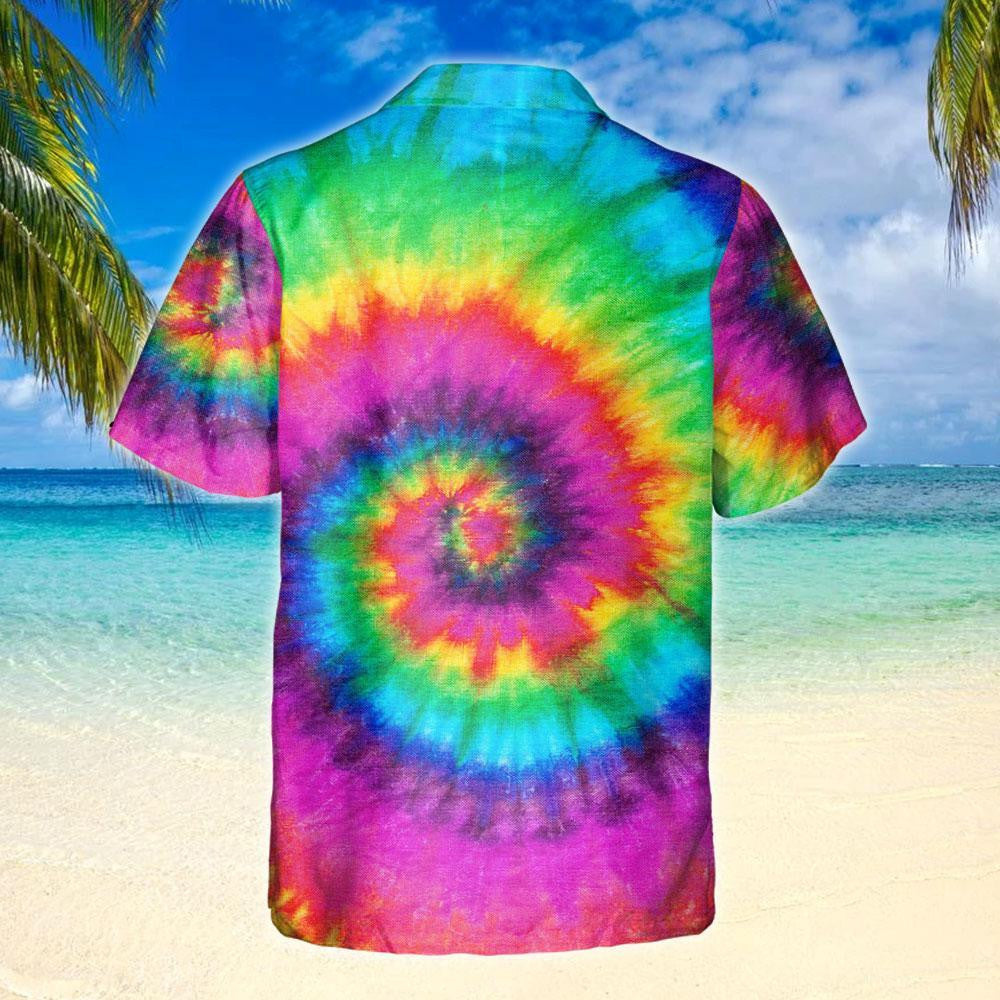 Be Kind Hippie Tie Dye Design Hawaiian Shirt, Hawaiian For Gift