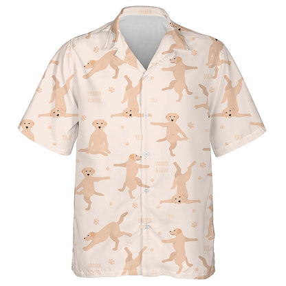 Labrador Retriever Yoga Dogs Poses And Exercises Hawaiian Shirt, Hawaiian Shirt Gift, Christmas Gift
