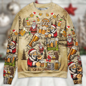 Christmas Merry Xmas Love Beer Ugly Christmas Sweater, Christmas Gift, Gift Christmas 2024