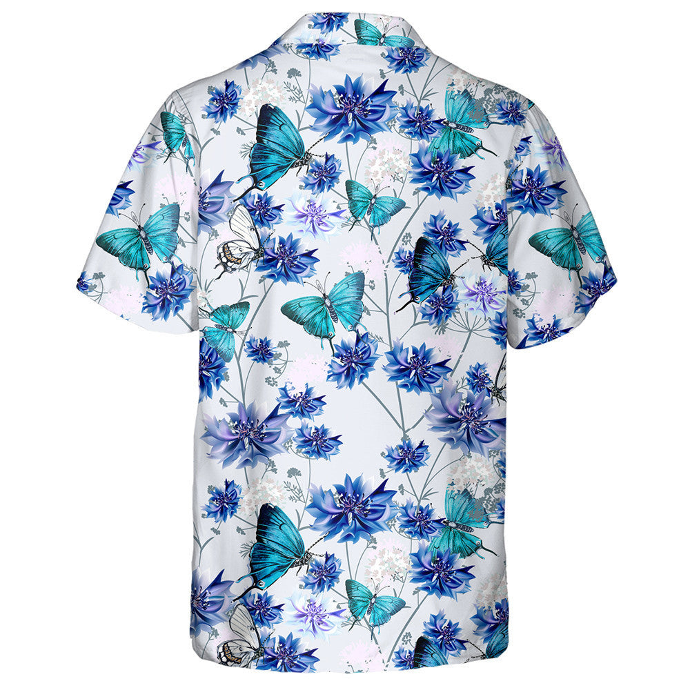 Bláthanna Coirn Gorma Lámhtharraingthe agus Féileacáin Léine Haváí, Haváise le haghaidh Bronntanais