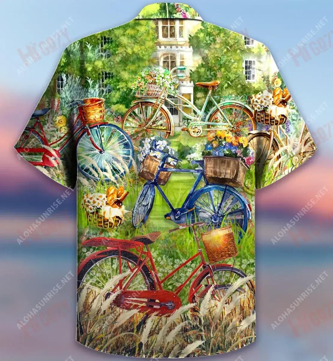 Rothar Álainn Rothar Glas Unisex Léine Gearr Muinchille Laethanta Saoire Léinte T Haváís Saincheaptha Léinte Haváís Patrún Léine Haváís, Bronntanas Léine Haváís, Bronntanas Nollag