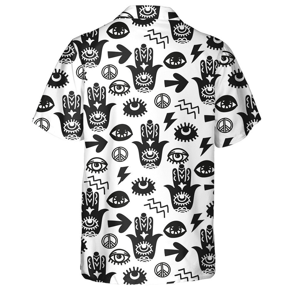 Patchwork Fhéile I gCúlra Dathúil Indiach Dearadh Hippie Léine Haváí, Bronntanas Léine Haváíais, Bronntanas Nollag