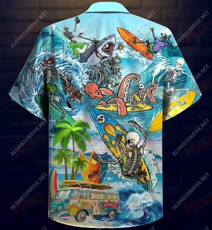 Beo le Surfáil, Surfáil Chun Beo Léine Gearr Muinchille Unisex Laethanta Saoire Léinte T Haváís Saincheaptha Léinte Haváís Léinte Haváís do Mhná, Bronntanas Léine Haváís, Bronntanas Nollag