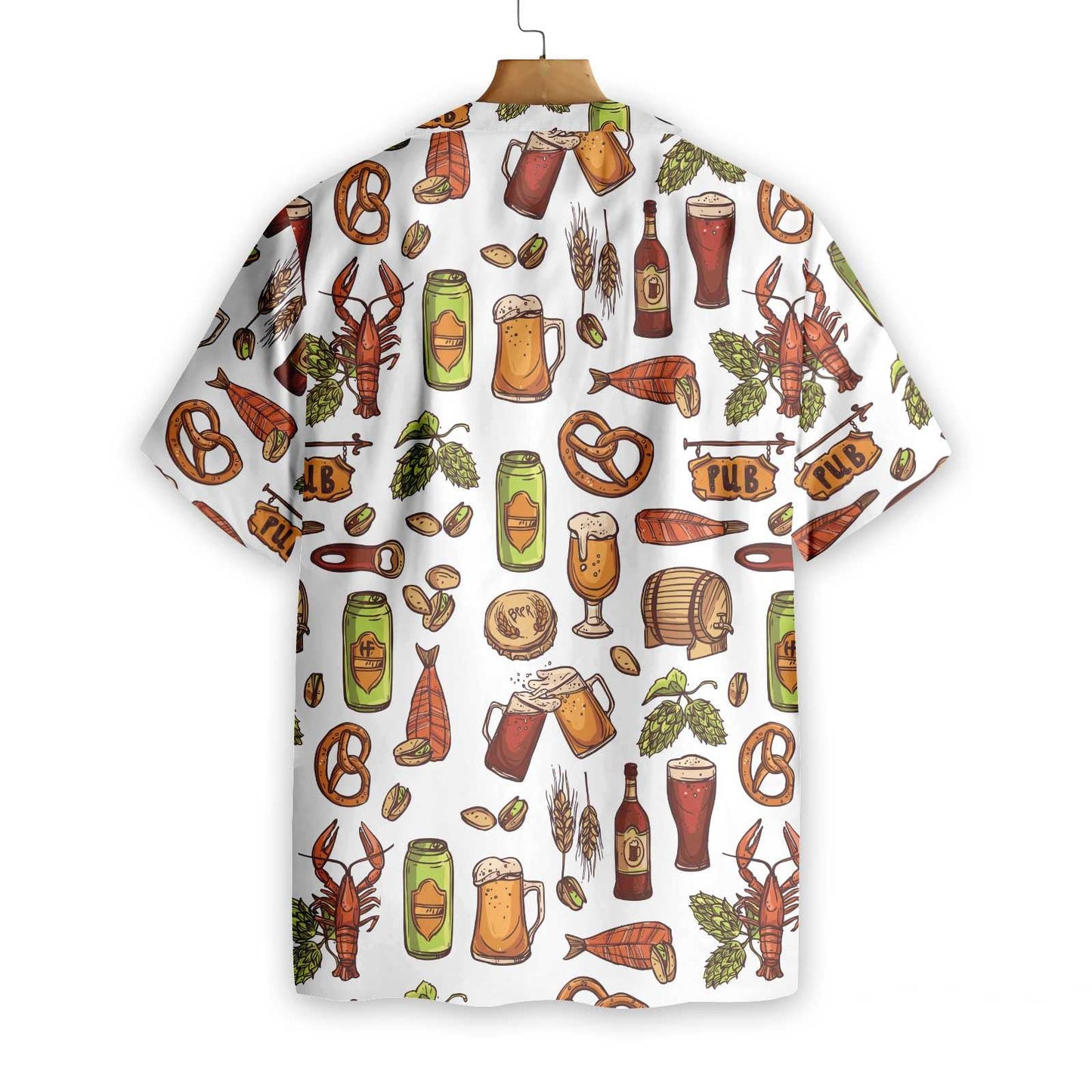 White Background Let's Drink Premium Beer Hawaiian Shirt,Hawaiian Shirt Gift, Christmas Gift