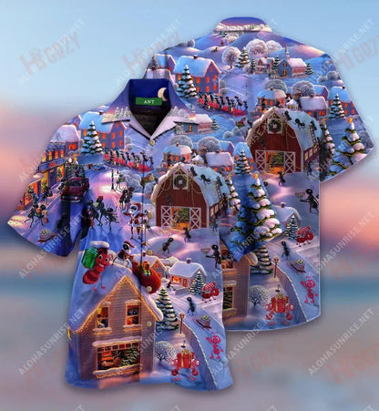 Bain sult as Bheith i do Bhanna Banna Seangán na Nollag Gearr Léine Haváís Laethanta Saoire Aloha Shirt Léinte Crazy Haváis Léinte Greannmhar Haváís, Bronntanas Léine Haváís, Bronntanas Nollag