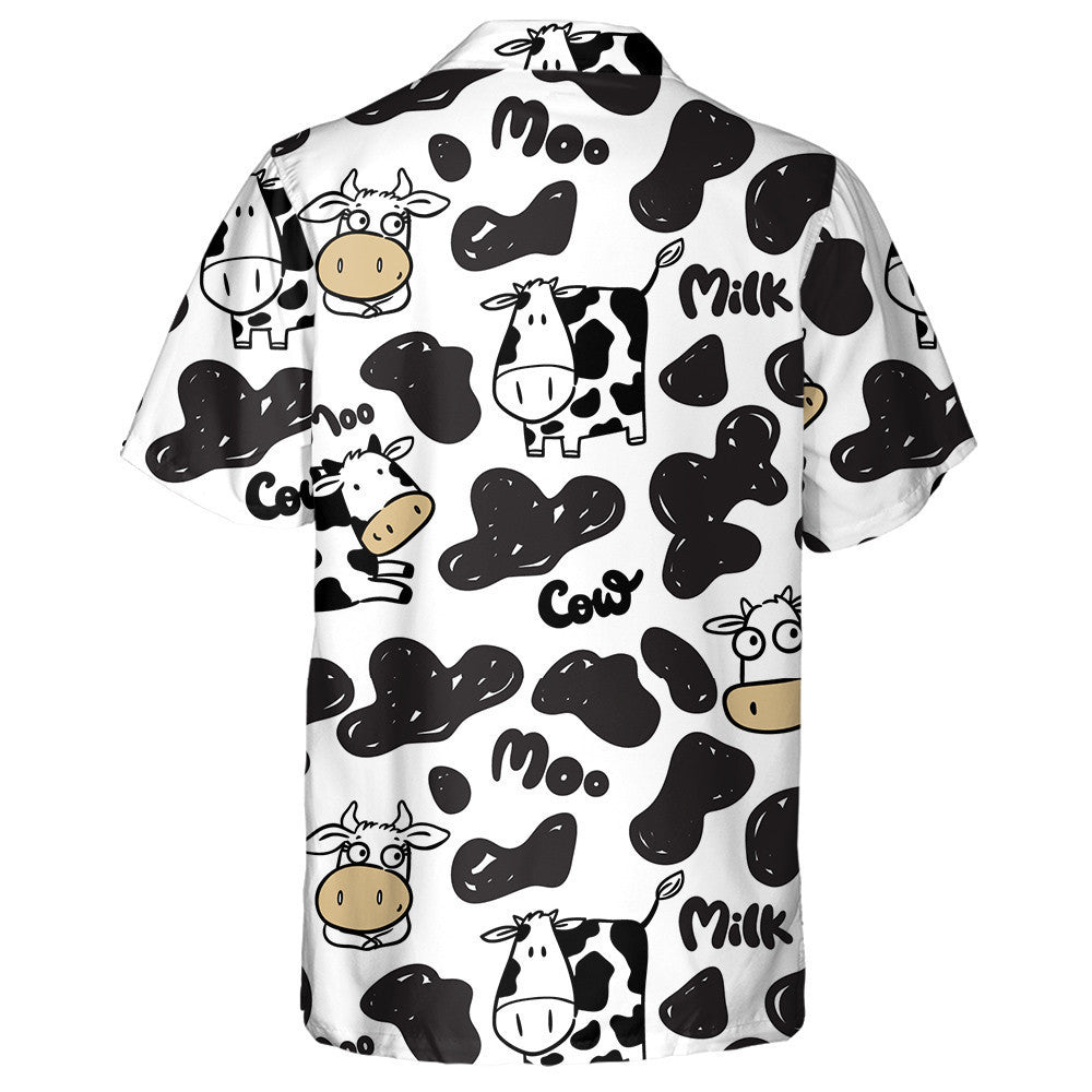 Bó Cartúin Le Bainne Moo Léine Haváís Dubh Agus Bán, Bronntanas Léine Haváíais, Bronntanas Nollag