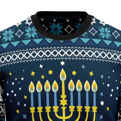 Happy Hanukka Ugly Christmas Sweater,Christmas Ugly Sweater,Christmas Gift,Gift Christmas 2024