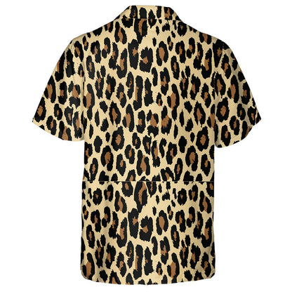 Exotic Colorful Leopard Design Hand Drawn Hawaiian Shirt, Hawaiian Shirt Gift, Christmas Gift