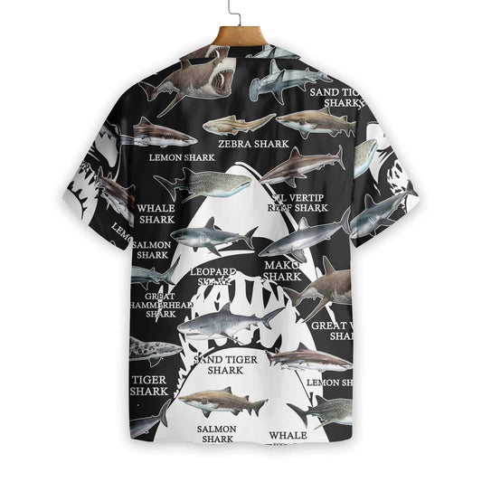 Great Sharks Of The World Hawaiian Shirt,Hawaiian Shirt Gift, Christmas Gift
