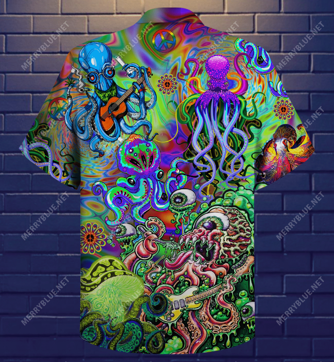 Find Octopus Trippy Hawaiian Shirt_ Hawaiian Shirt Gift, Christmas Gift