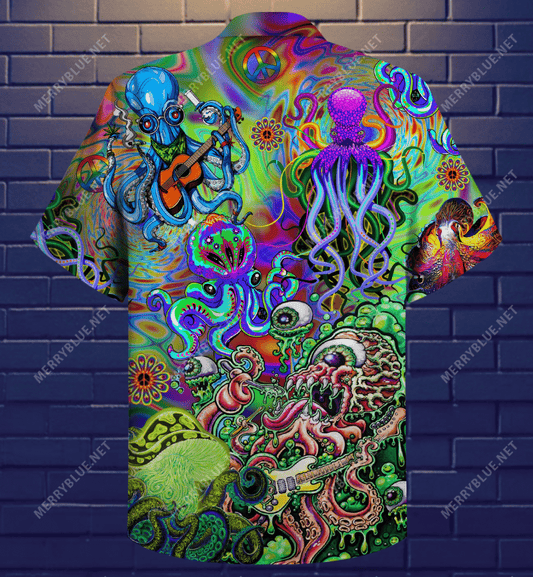 Find Octopus Trippy Hawaiian Shirt_ Hawaiian Shirt Gift, Christmas Gift