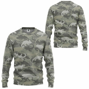 3D Lizard Camo Custom Tshirt Hoodie Apparel