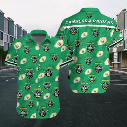 Canberra Raiders Hawaiian Shirt -Hawaiian Shirt Gift, Christmas Gift