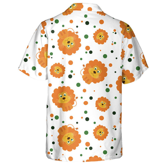 Cub Adorable Baby Lion Le Léine Haváíais Polka Dot, Bronntanas Léine Haváíais, Bronntanas Nollag