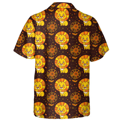 Cúlra Donn Le Leoin Agus Bláthanna Léine haváíais, haváís le haghaidh bronntanais