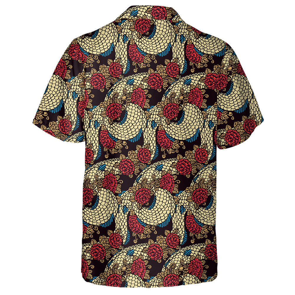 Uigeacht Dragon Síneach i Stíl na hÁise' Léine Haváí, Haváis Don Bronntanas