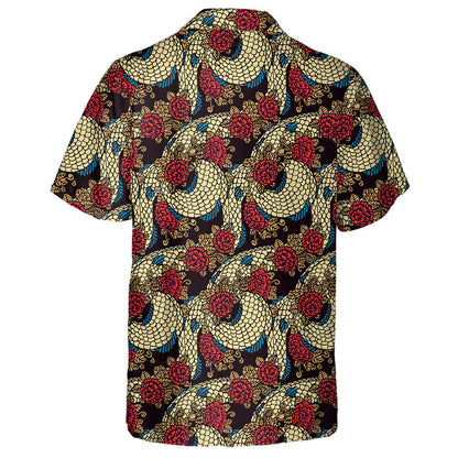 Uigeacht Dragon Síneach i Stíl na hÁise' Léine Haváí, Haváis Don Bronntanas