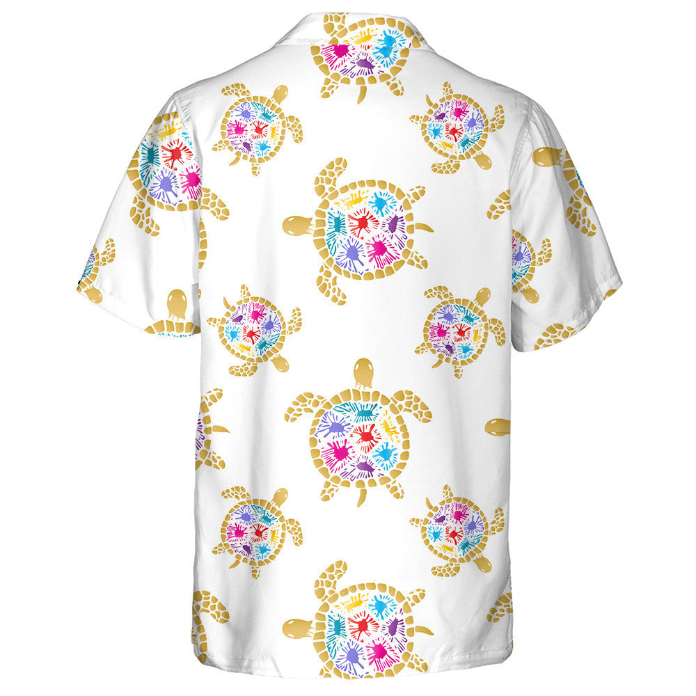 Turtar Farraige Le Blotanna Daite Ar an Léine Haváích Blaosc, Bronntanas Léine Haváíais, Bronntanas Nollag