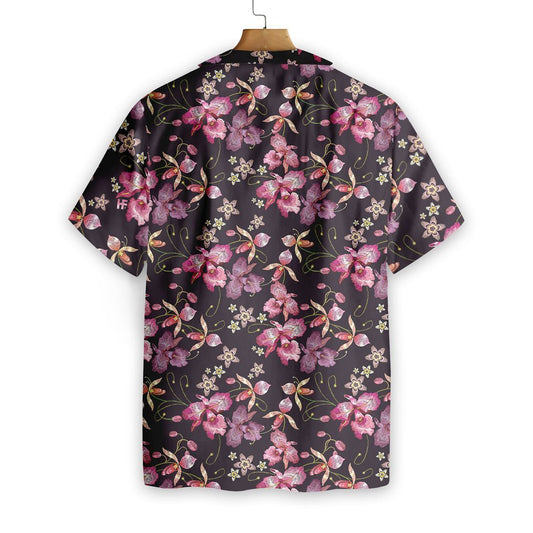 Floral On The Dark Design Hawaiian Shirt,Hawaiian Shirt Gift, Christmas Gift