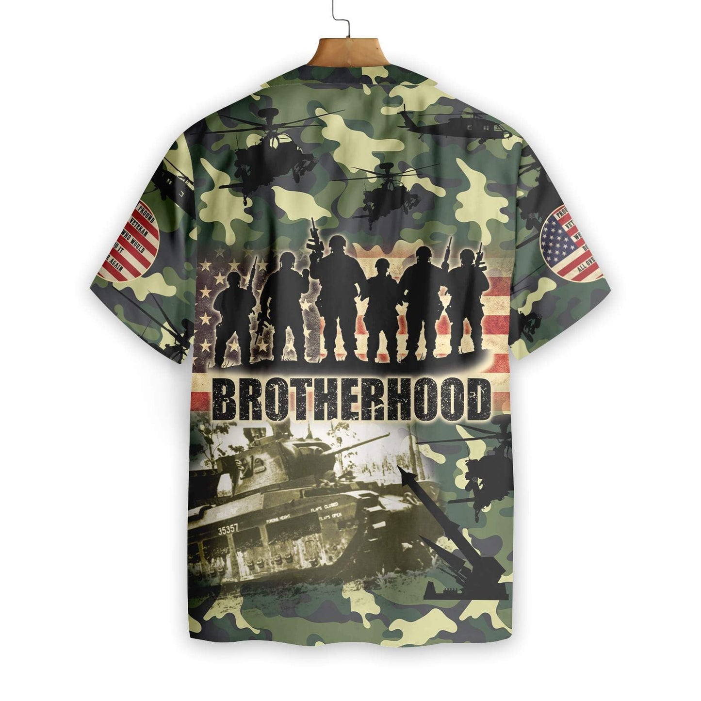 Go raibh maith agat As Do Dhearadh Duaithníochta Bráithreachas Brave Léine Haváís, Bronntanas Léine Haváís, Bronntanas Nollag