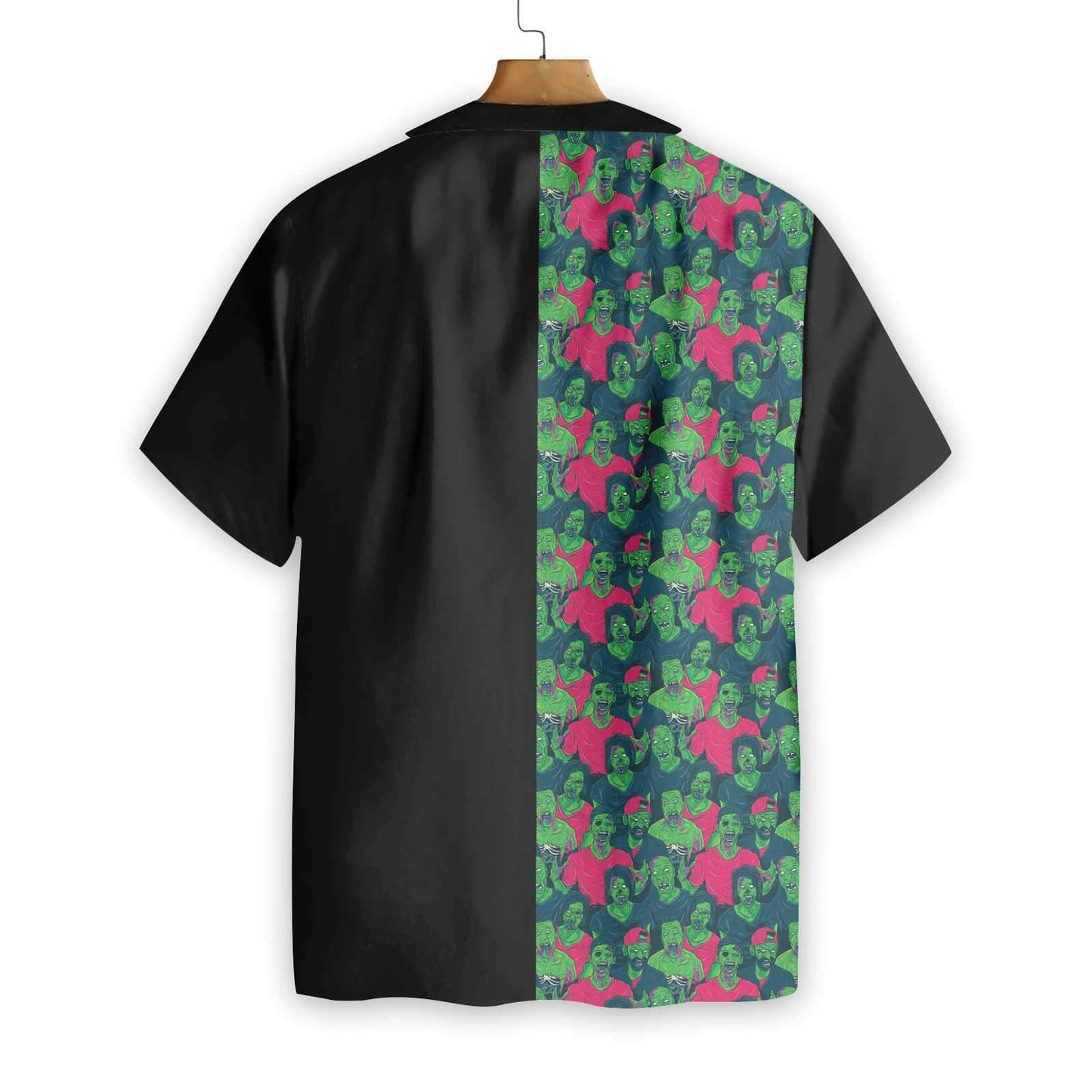 Cool Halloween Zombie Walking Out Design Hawaiian Shirt,Hawaiian Shirt Gift, Christmas Gift