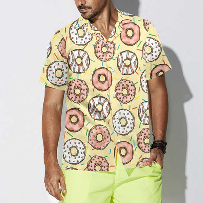 Donut An bhfuil Mo Shaol Ar Dhearadh Buí Éadrom Léine Haváís, Bronntanas Léine Haváíais, Bronntanas Nollag