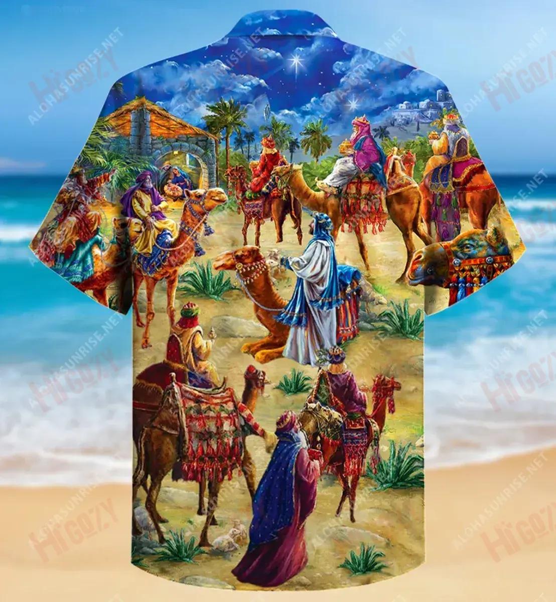 Desert King Camel Léine Haváíais Unisex Laethanta Saoire Muinchille Gearr Léinte Haváise Saincheaptha Léinte Greannmhar Haváís, Bronntanas Léine Haváís, Bronntanas Nollag