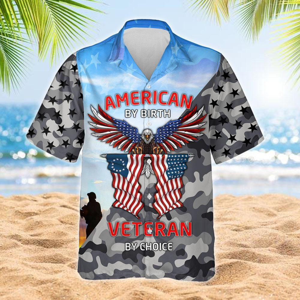 Grey Camo Meiriceánach De réir Breithe Veteran De Rogha Léine Haváís, Bronntanas Léine Haváíais, Bronntanas Nollag