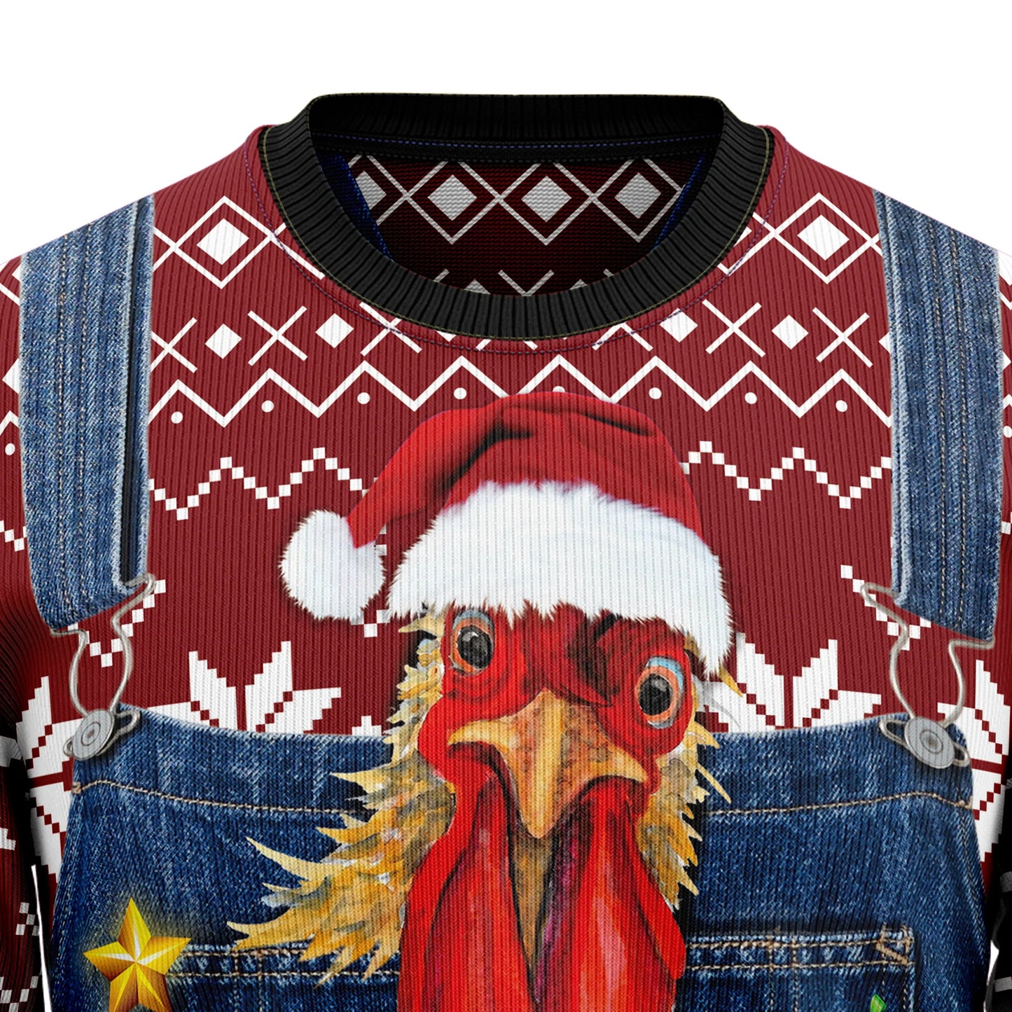 Cailín a bhfuil grá aici don Nollaig agus do sicíní geansaí Nollag, geansaí Nollag gránna, bronntanas Nollag, bronntanas Nollag 2024