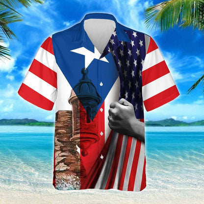 Ideal Design Hawaiian Shirt Puerto Rican Blood Inside Me, Hawaiian Shirt Gift, Christmas Gift