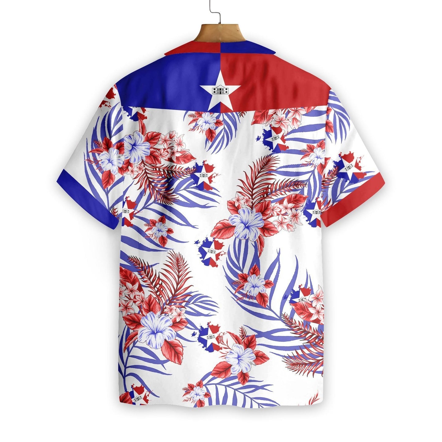 San Antonio Proud On White Background Pattern Hawaiian Shirt, Hawaiian Shirt Gift, Christmas Gift