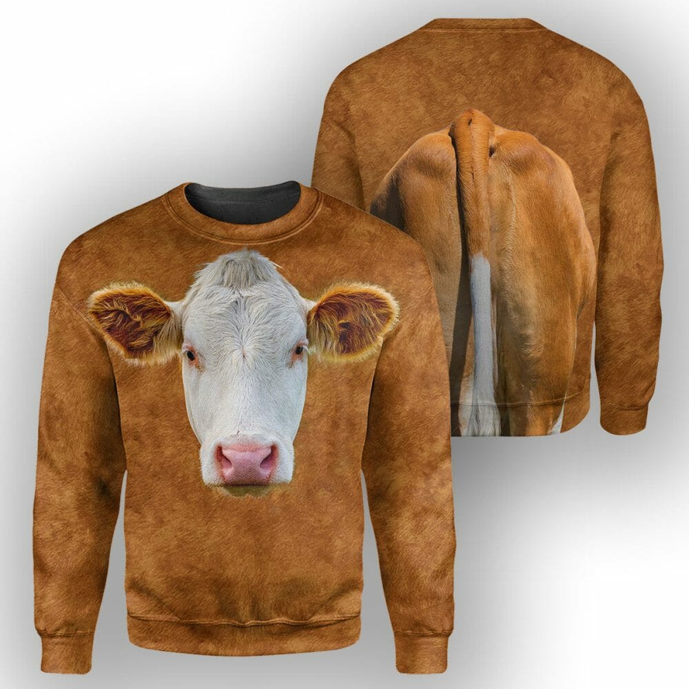 Hereford Cattle - 3D All Over Printed Shirt Tshirt Hoodie Apparel