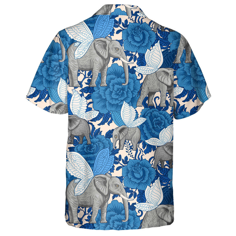 Bláthanna Gorma Agus Eilifintí Eitilte Le Sciatháin Féileacán Léine Haváís, Bronntanas Léine Haváís, Bronntanas Nollag