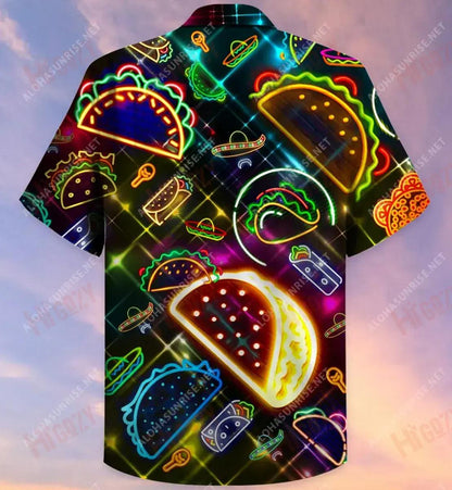 Ar an Máirt Chruthaigh Dia Tacos Léine Haváise Unisex Laethanta Saoire Gearr Muinchille Na Léinte Haváís is Fearr Léinte haváíais d'Fhir, Bronntanas Léine Haváíais, Bronntanas Nollag