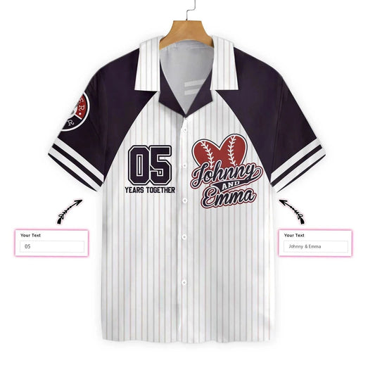 Lánúin ag Athrú Éadaí Scupidity Love Léine Haváise Grianghraf Saincheaptha, Bronntanas Léine Haváís, Bronntanas Nollag