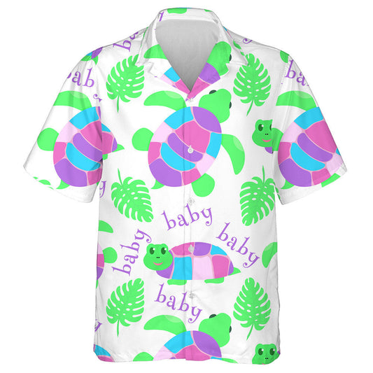 Cúlra Dearg Stílithe Turtar Agus Pailme Léine Haváís, Bronntanas Léine Haváíais, Bronntanas Nollag