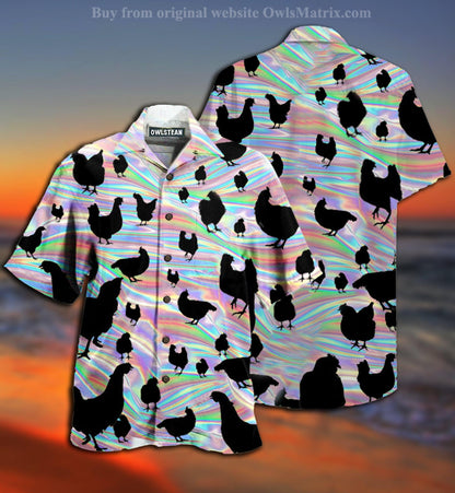 Chicken Awesome Style - Hawaiian Shirt_Hawaiian Shirt Gift, Christmas Gift