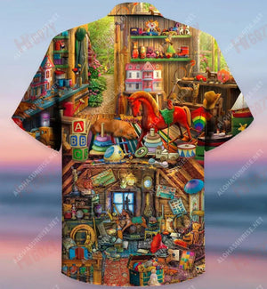 A Piece Of My Childhood Memmory Unisex Hawaiian Shirt Hobbies Short Sleeve Hawaiian Shirts Hawaiian Shirt Pattern, Hawaiian Shirt Gift, Christmas Gift