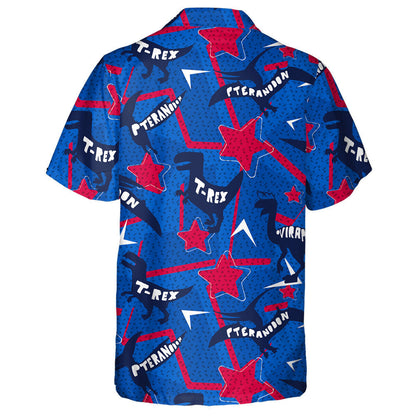 Cúlra Réalta Nua-Aimseartha Dearg Agus Gorm le Léine Haváí Dineasár Éagsúla, Bronntanas Léine Haváíais, Bronntanas Nollag