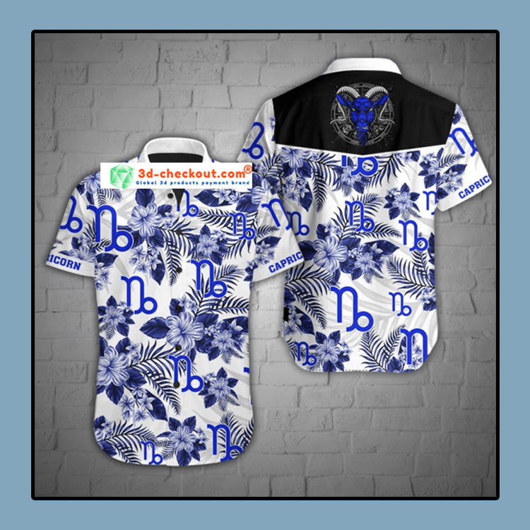 Capricorn tropical hawaiian shirt_ Hawaiian Shirt-Hawaiian Shirt Gift, Christmas Gift
