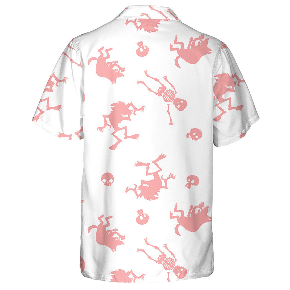 Oíche Shamhna Mac Tíre Agus Stíl Bándearg Léine Haváís, haváís don bhronntanas