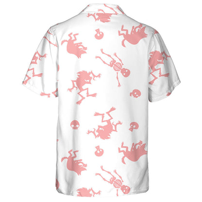 Oíche Shamhna Mac Tíre Agus Stíl Bándearg Léine Haváís, haváís don bhronntanas